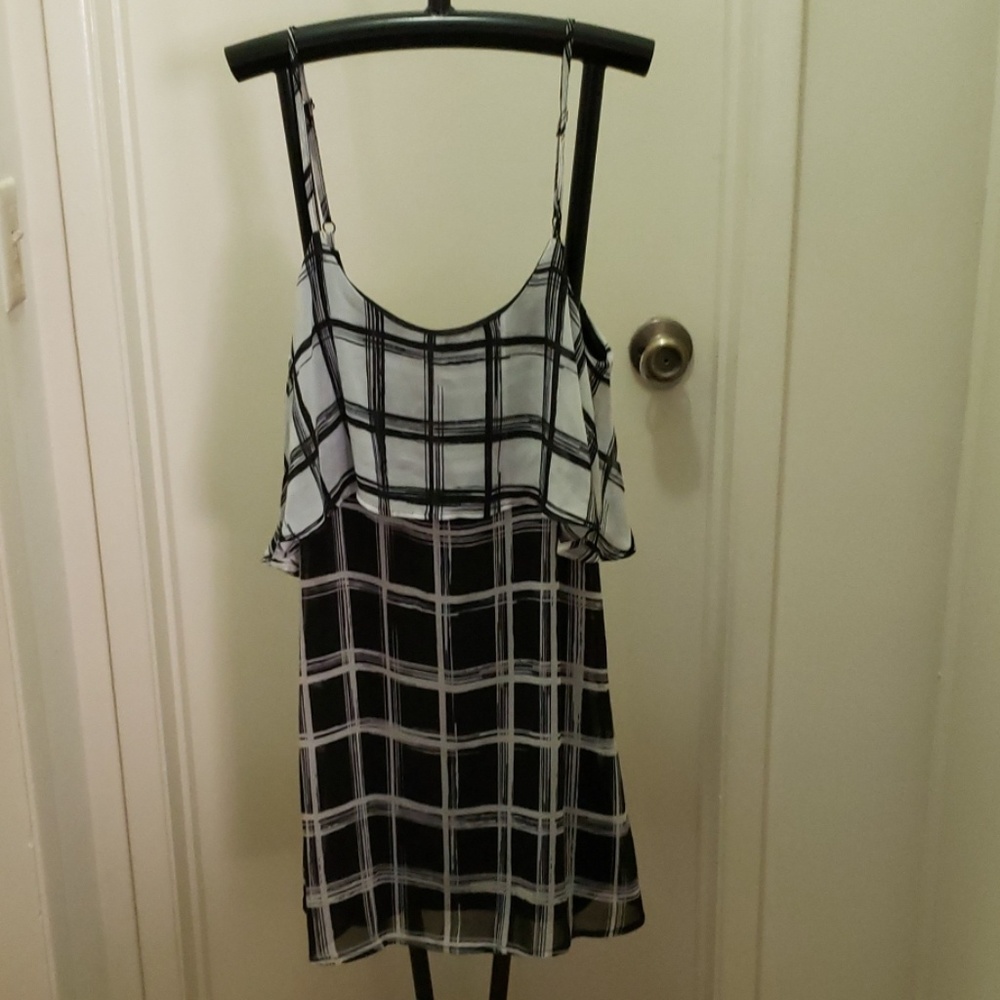 Black and white dress